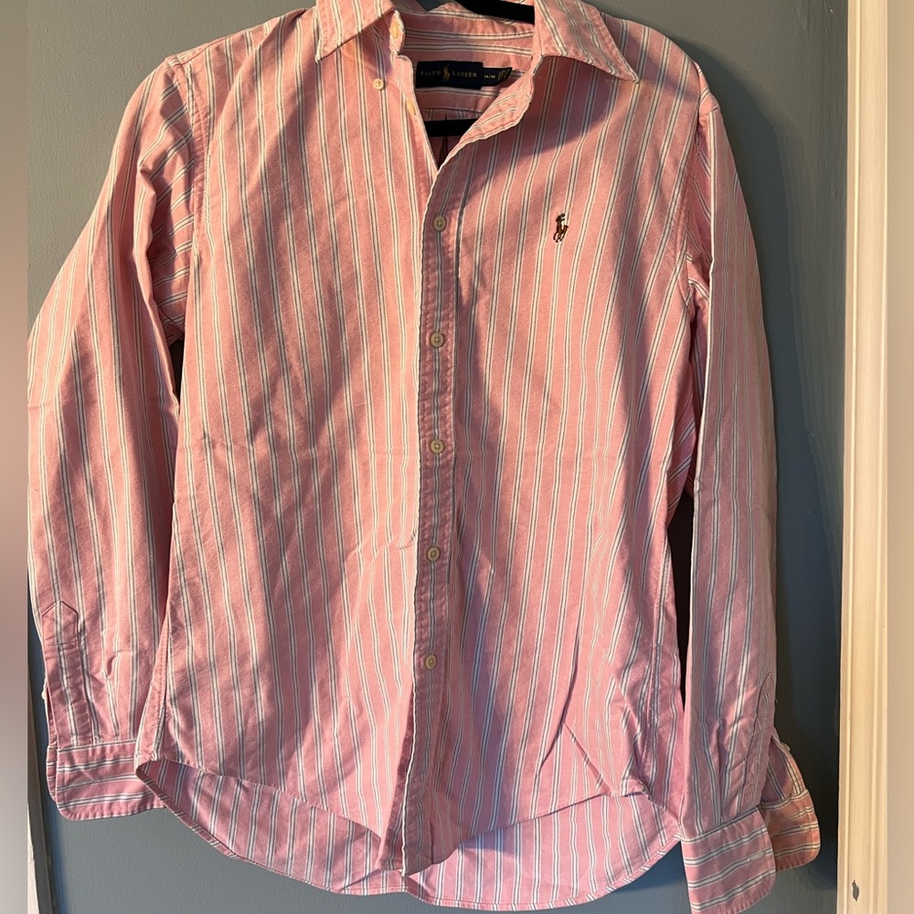 Classic Ralph Lauren striped button down